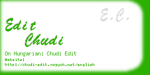 edit chudi business card